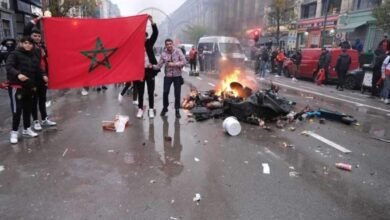 فكرة بروكسل .. أعمال عنف بسبب مباراة المغرب في كأس العالم 2022